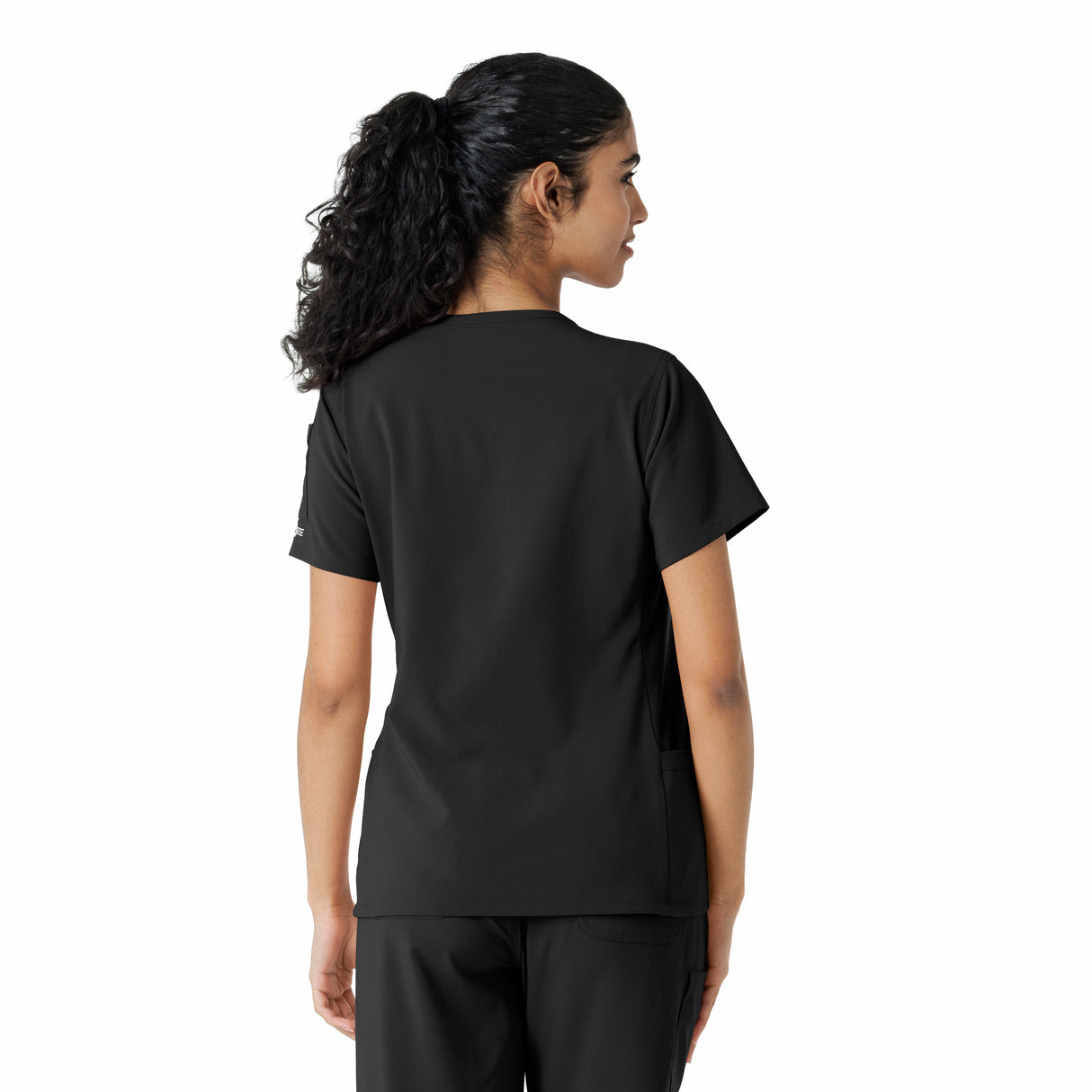 Carhartt® Force Cross-Flex Women's Knit Panel Scrub Top