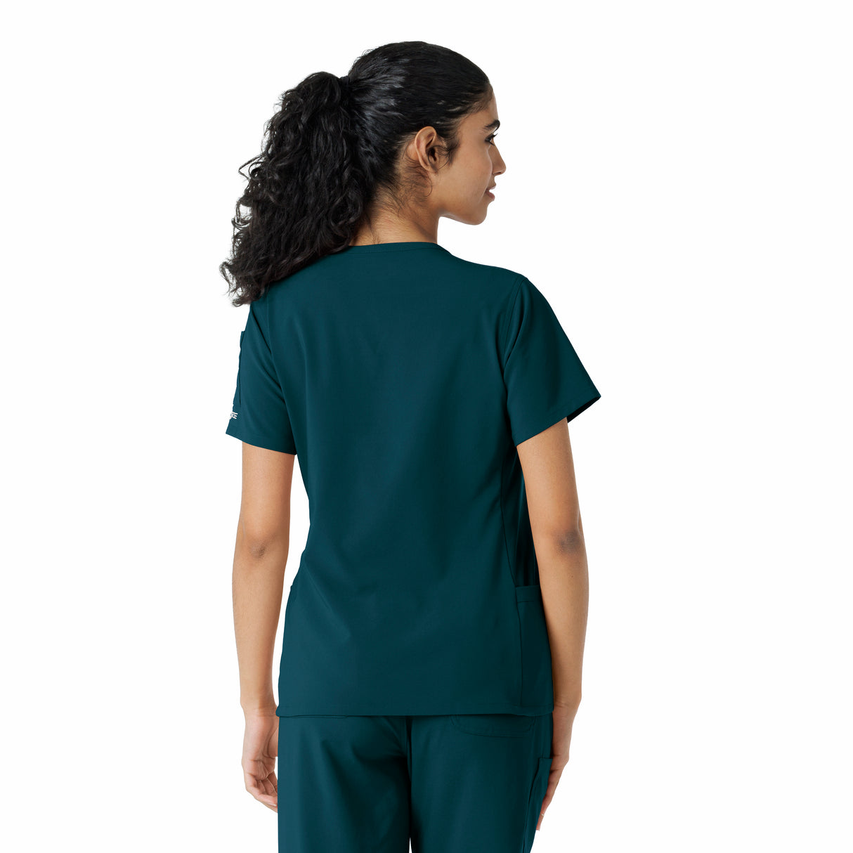 Carhartt® Force Cross-Flex Women's Knit Panel Scrub Top