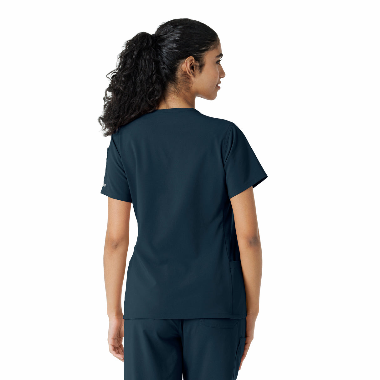 Carhartt® Force Cross-Flex Women's Knit Panel Scrub Top
