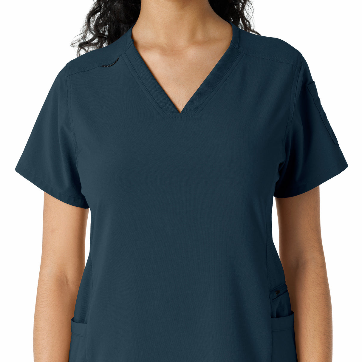 Carhartt® Force Cross-Flex Women's Knit Panel Scrub Top