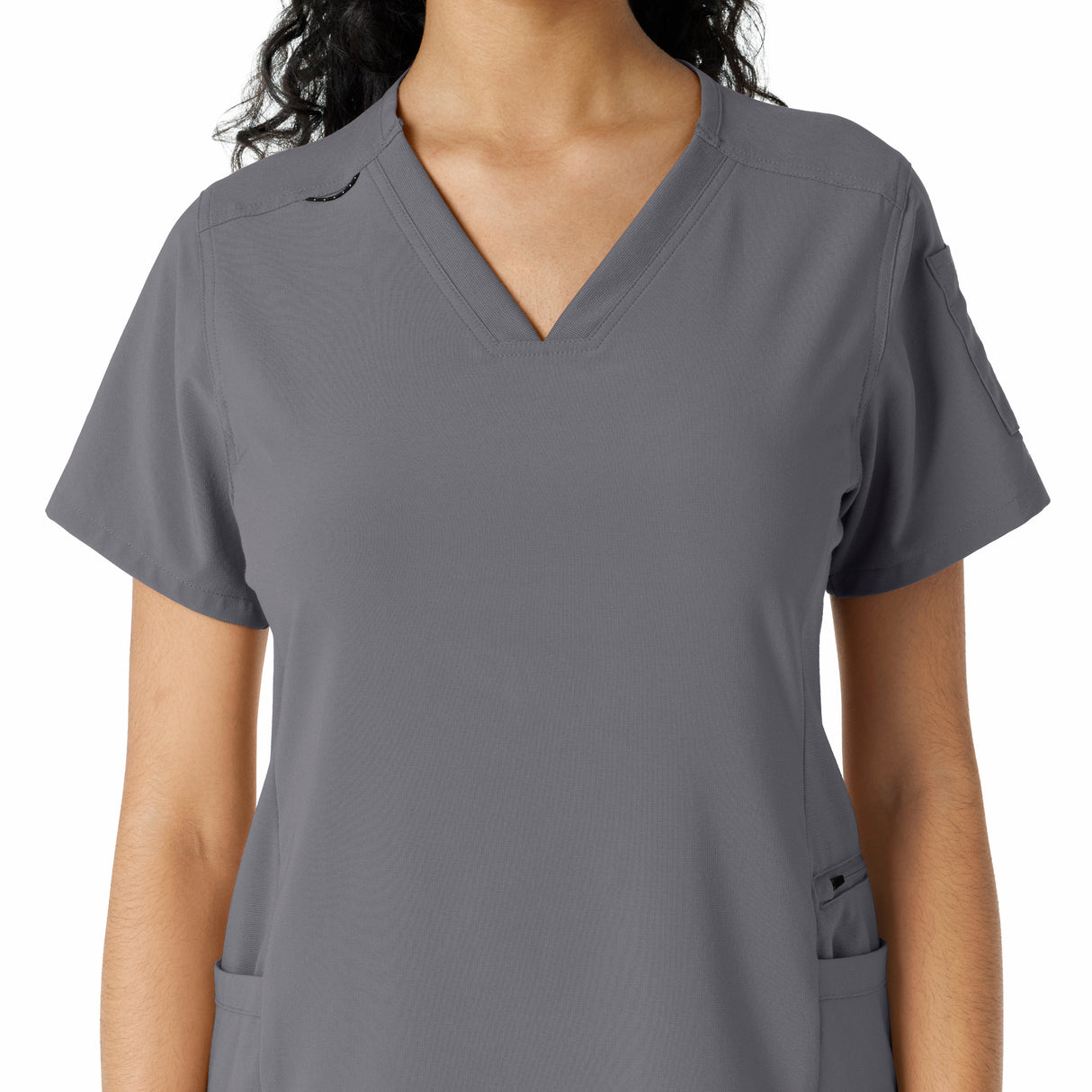 Carhartt® Force Cross-Flex Women's Knit Panel Scrub Top