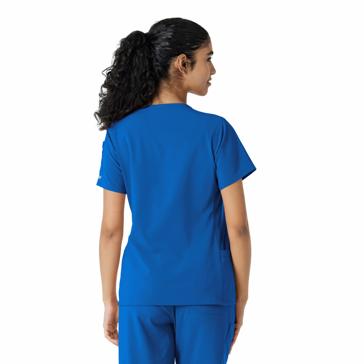 Carhartt® Force Cross-Flex Women's Knit Panel Scrub Top