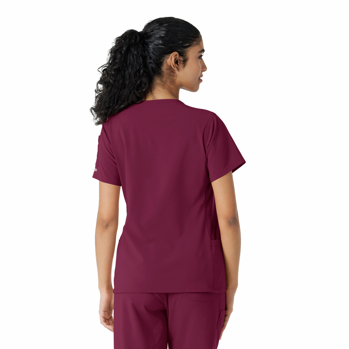 Carhartt® Force Cross-Flex Women's Knit Panel Scrub Top