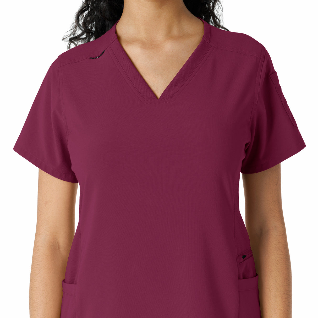 Carhartt® Force Cross-Flex Women's Knit Panel Scrub Top