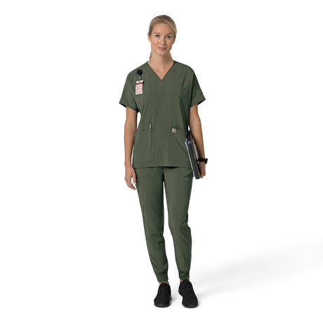 Carhartt® Force Cross-Flex Women's Cargo Jogger Scrub Pant