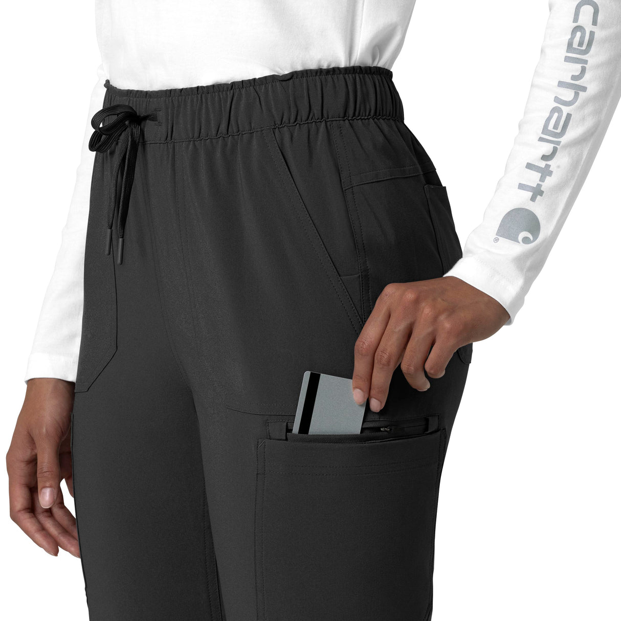 Carhartt® Force Cross-Flex Women's Straight Leg Tall Cargo Scrub Pant