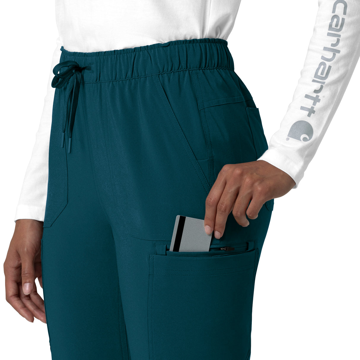 Carhartt® Force Cross-Flex Women's Straight Leg Cargo Scrub Pant