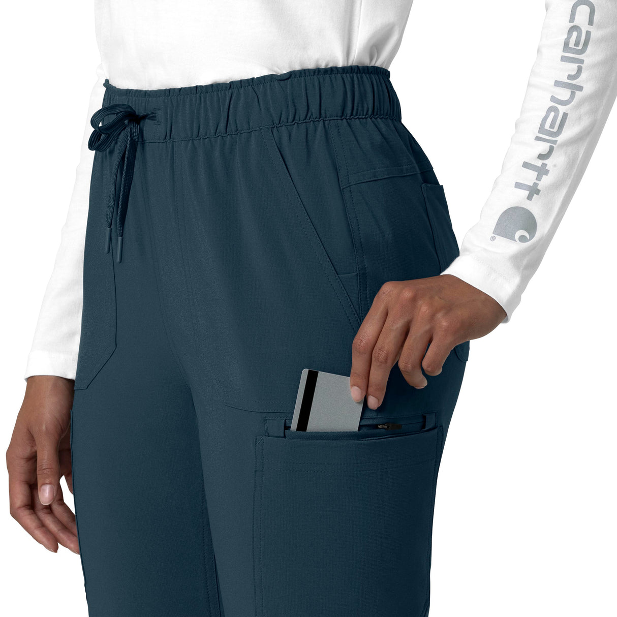 Carhartt® Force Cross-Flex Women's Straight Leg Tall Cargo Scrub Pant