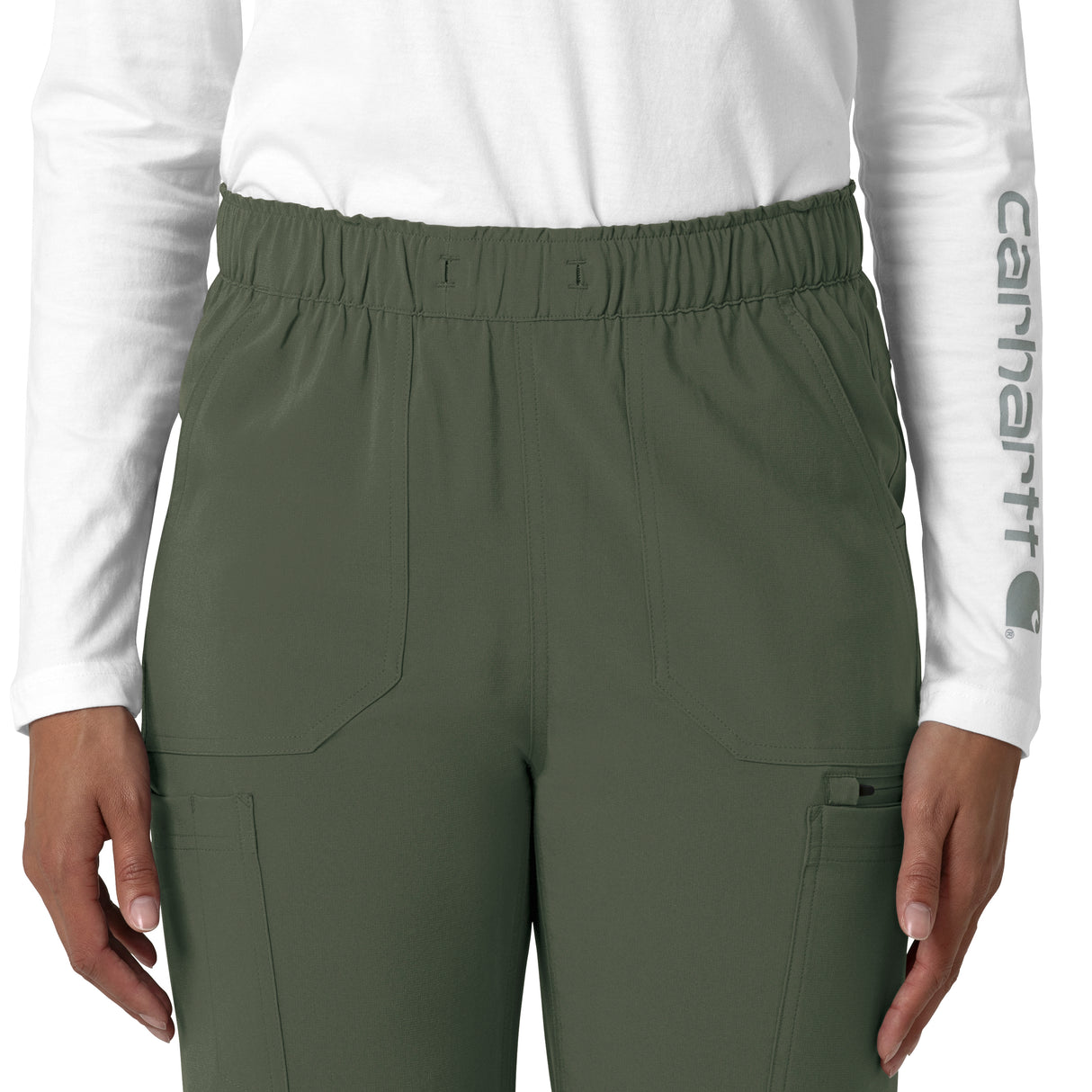 Carhartt® Force Cross-Flex Women's Straight Leg Cargo Scrub Pant