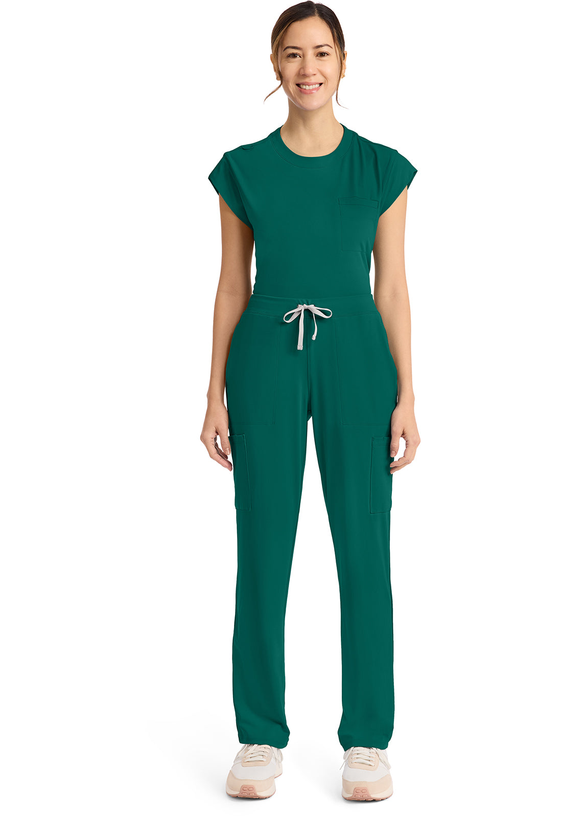 Achieve by Cherokee Women's 5-Pocket Straight Leg Regular Pant