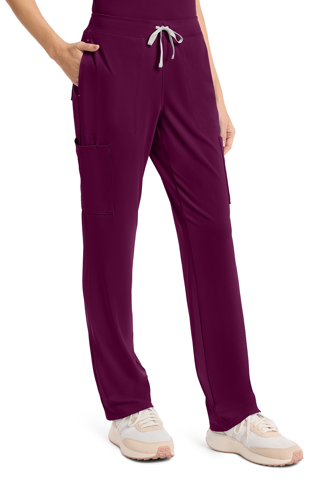 Achieve by Cherokee Women's 5-Pocket Straight Leg Regular Pant