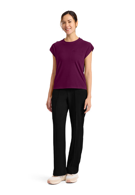 Achieve by Cherokee Women's Wide-Leg 3-Pocket Scrub Pant