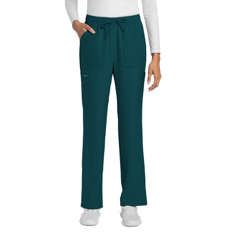 Cherokee Workwear Originals Ultra Women's Mid Rise Drawstring Trouser Cargo Pant