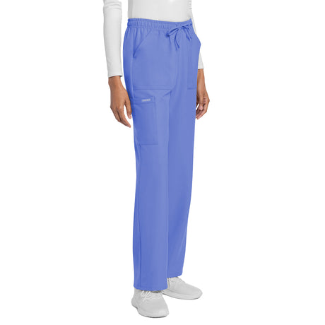 Cherokee Workwear Originals Ultra Women's Mid Rise Drawstring Trouser Cargo Pant