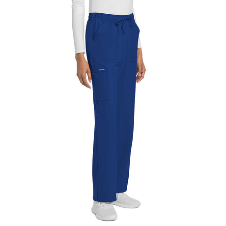 Cherokee Workwear Originals Ultra Women's Mid Rise Drawstring Trouser Cargo Pant