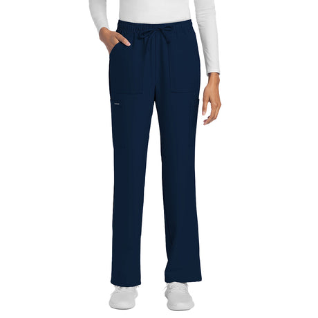 Cherokee Workwear Originals Ultra Women's Mid Rise Drawstring Trouser Cargo Pant