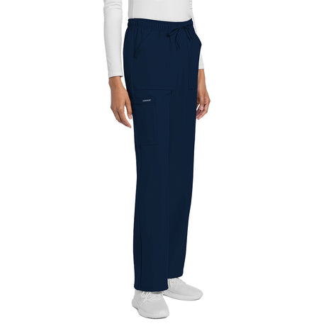 Cherokee Workwear Originals Ultra Women's Mid Rise Drawstring Trouser Cargo Pant