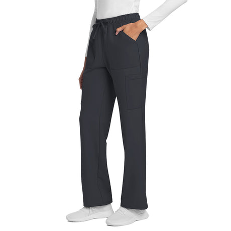Cherokee Workwear Originals Ultra Women's Mid Rise Drawstring Trouser Cargo Pant