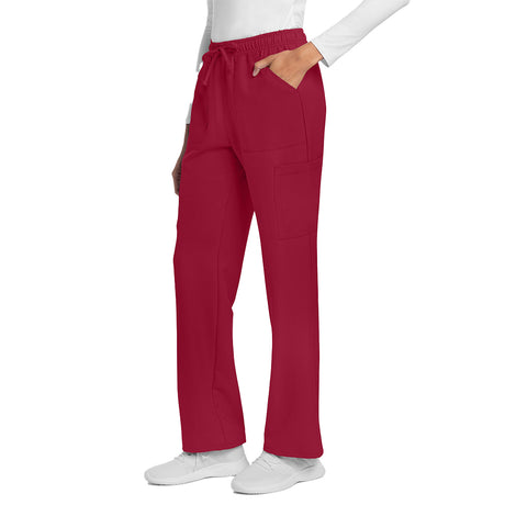 Cherokee Workwear Originals Ultra Women's Mid Rise Drawstring Trouser Cargo Pant