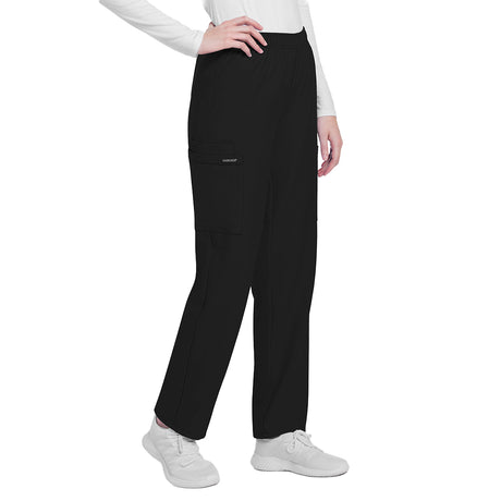 Cherokee Workwear Originals Ultra Women's Mid Rise Pull-on Slim Leg Cargo Pant