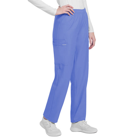 Cherokee Workwear Originals Ultra Women's Mid Rise Pull-on Slim Leg Cargo Pant