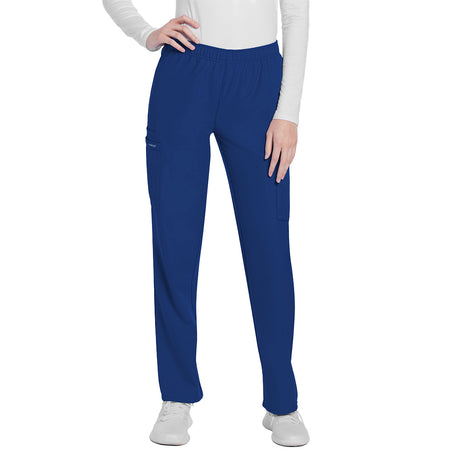 Cherokee Workwear Originals Ultra Women's Mid Rise Pull-on Slim Leg Cargo Pant