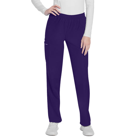 Cherokee Workwear Originals Ultra Women's Mid Rise Pull-on Slim Leg Cargo Pant