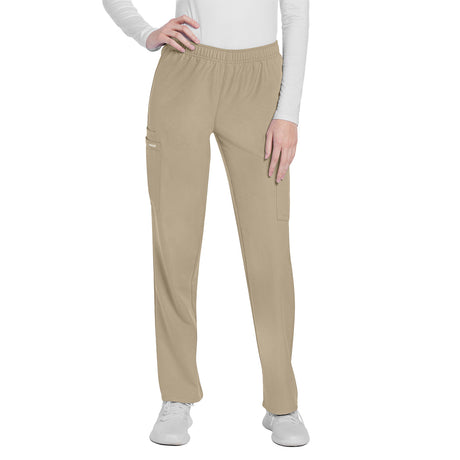 Cherokee Workwear Originals Ultra Women's Mid Rise Pull-on Slim Leg Cargo Pant