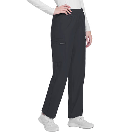 Cherokee Workwear Originals Ultra Women's Mid Rise Pull-on Slim Leg Cargo Pant