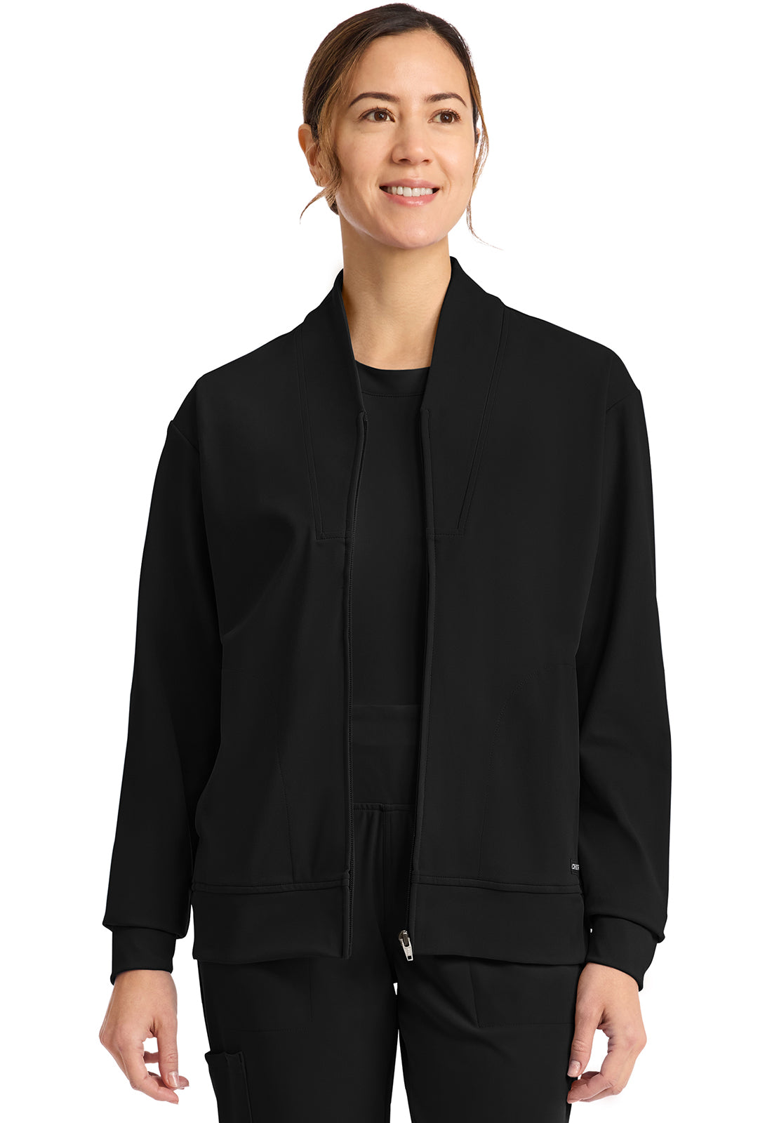 Achieve by Cherokee Women's Zip-Up Warm-Up Jacket