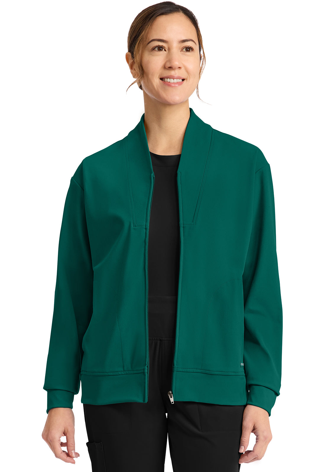 Achieve by Cherokee Women's Zip-Up Warm-Up Jacket