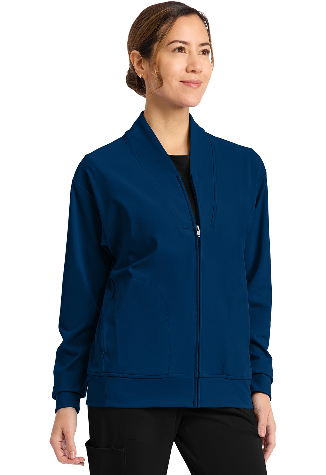 Achieve by Cherokee Women's Zip-Up Warm-Up Jacket