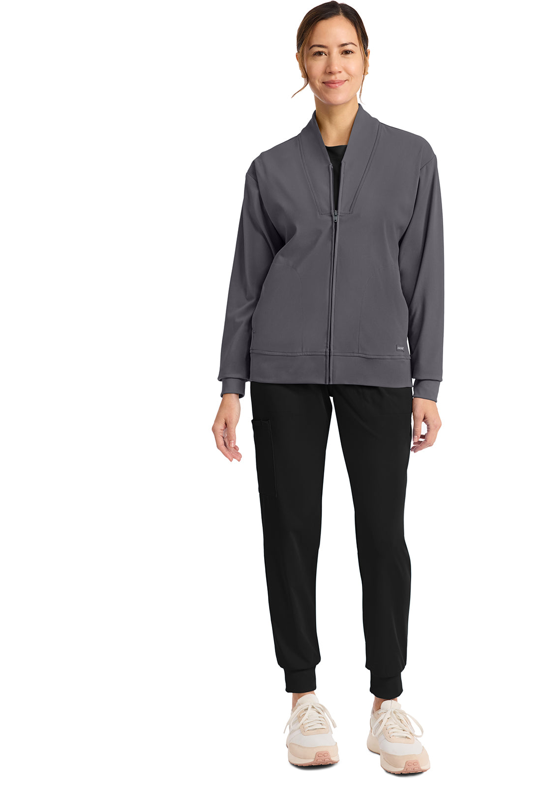 Achieve by Cherokee Women's Zip-Up Warm-Up Jacket