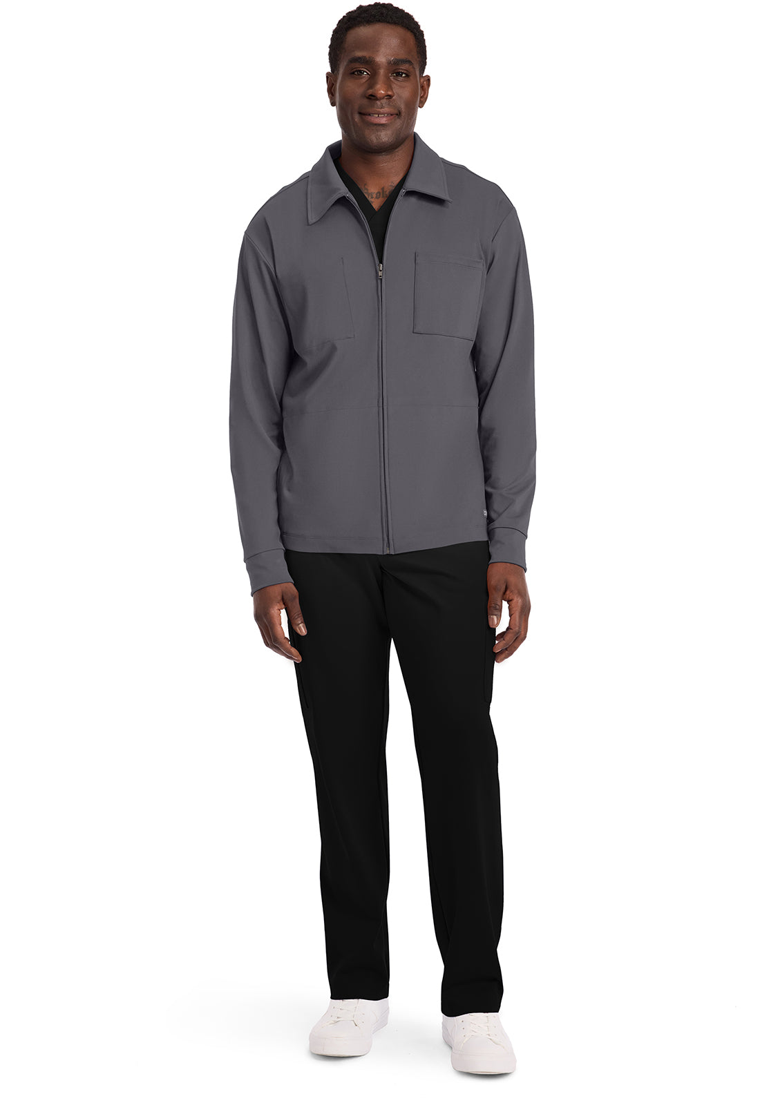 Achieve by Cherokee Men's Zip-Up Warm-Up Jacket