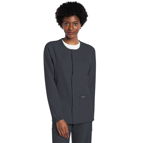Cherokee Workwear Originals Ultra Unisex Snap Front Jacket