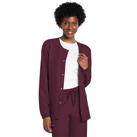 Cherokee Workwear Originals Ultra Unisex Snap Front Jacket