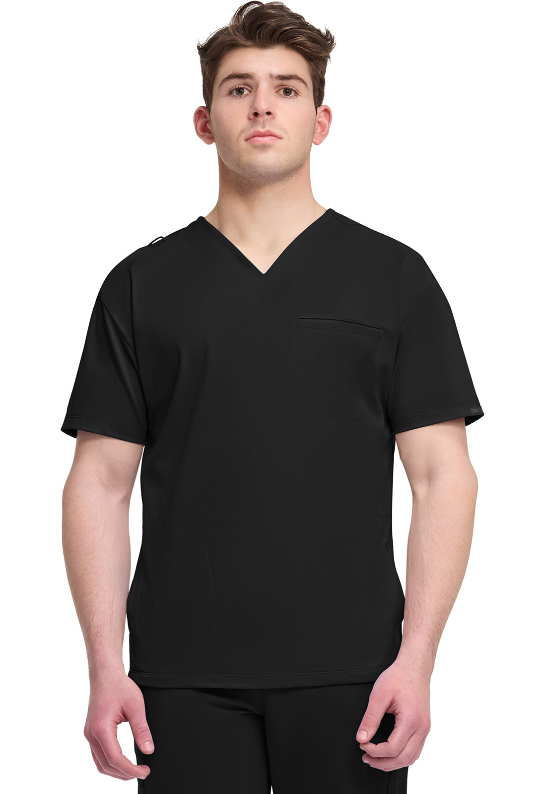 Achieve by Cherokee Men's 3-Pocket V-Neck Top