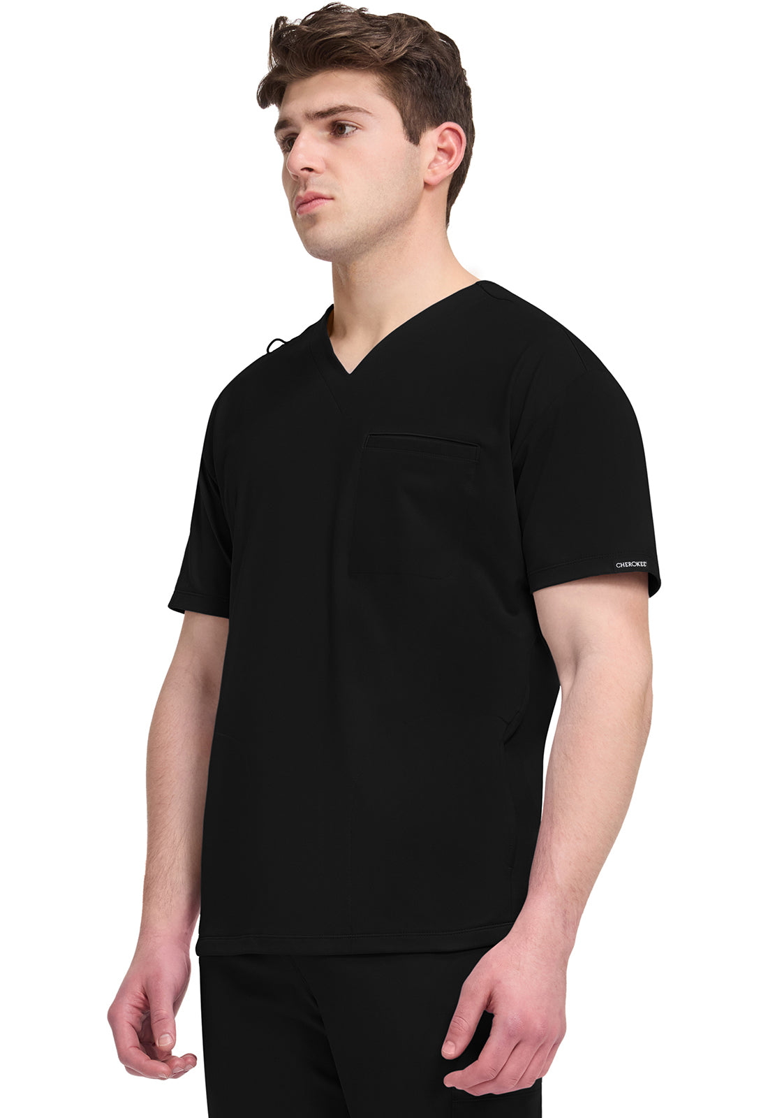 Achieve by Cherokee Men's 3-Pocket V-Neck Top