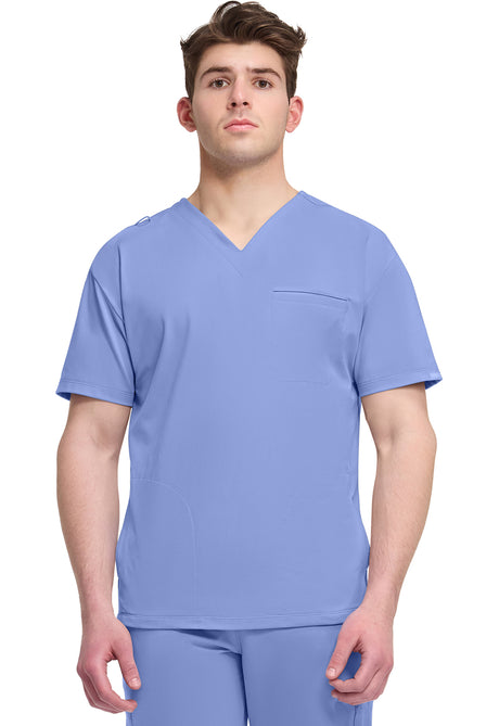 Achieve by Cherokee Men's 3-Pocket V-Neck Top