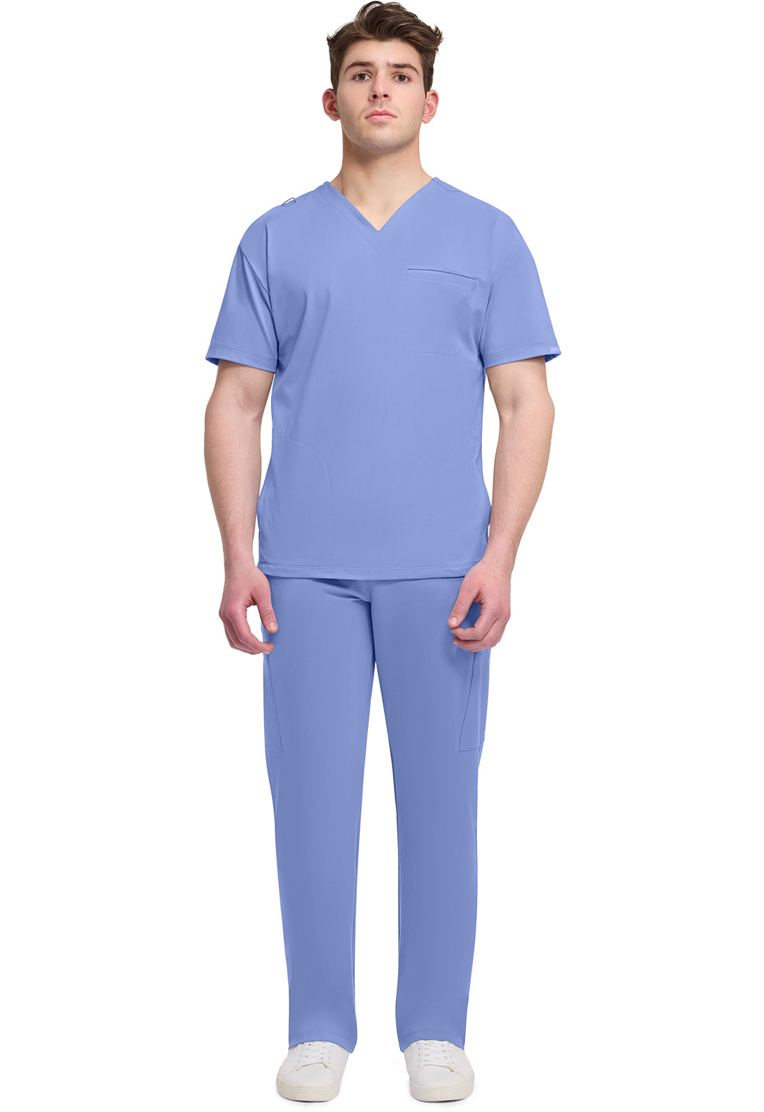 Achieve by Cherokee Men's 3-Pocket V-Neck Top