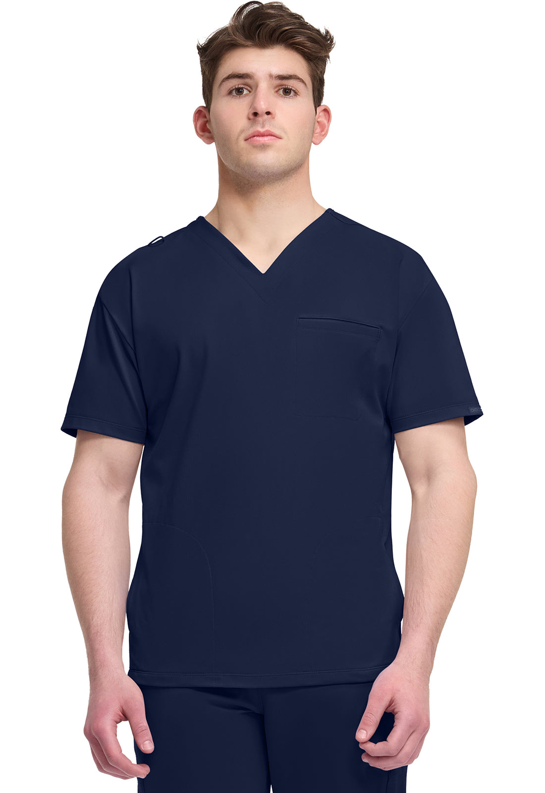Achieve by Cherokee Men's 3-Pocket V-Neck Top