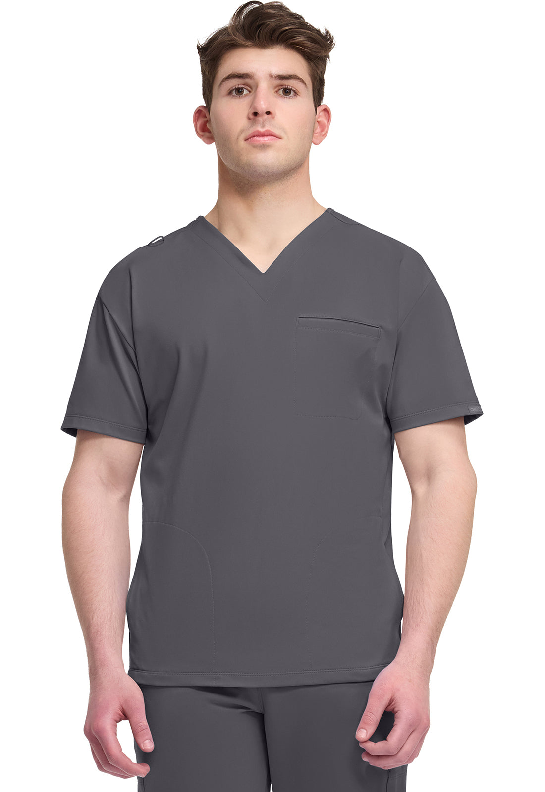 Achieve by Cherokee Men's 3-Pocket V-Neck Top