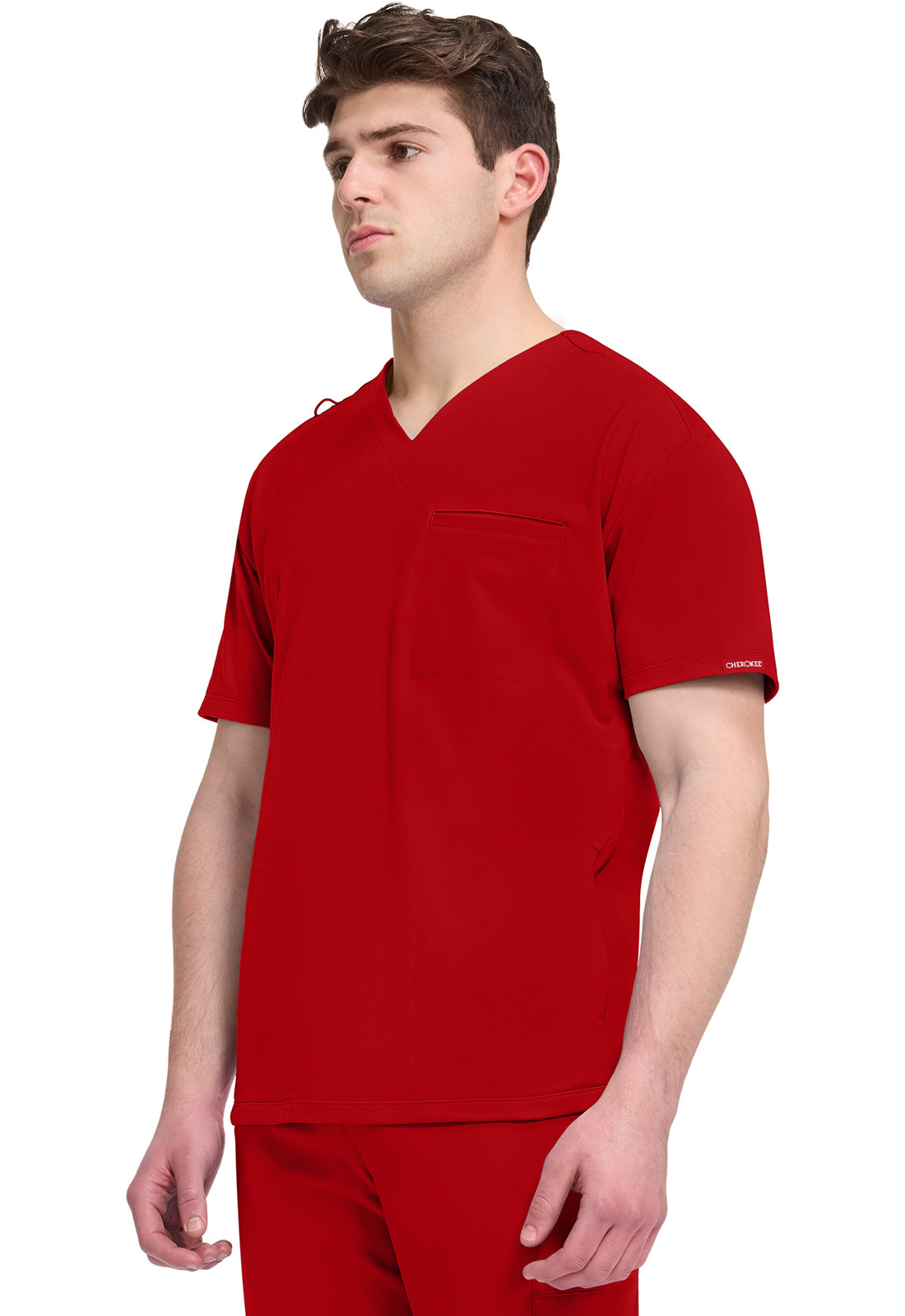 Achieve by Cherokee Men's 3-Pocket V-Neck Top