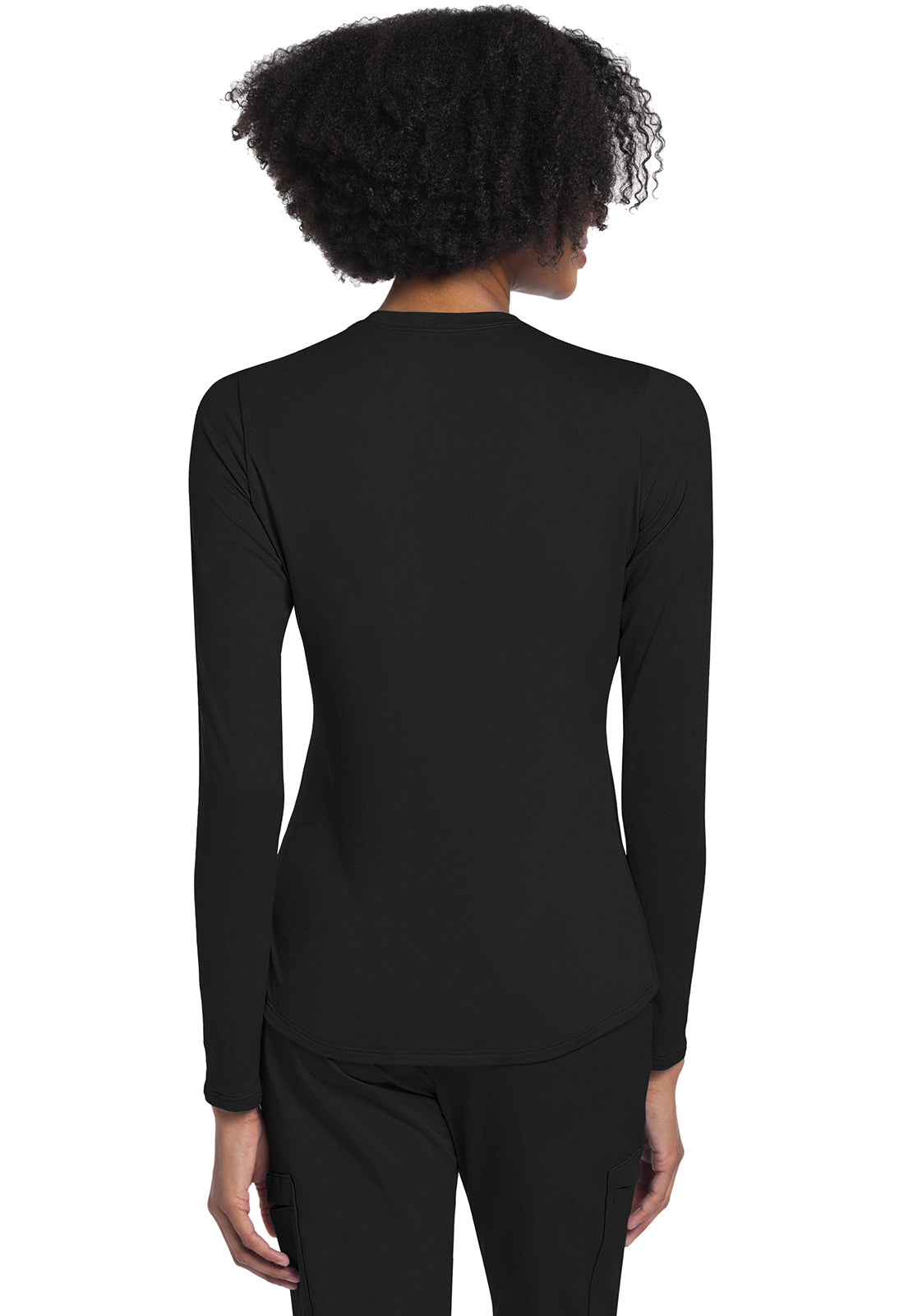 Cherokee Basics Women's Long Sleeve Underscrub Knit Tee