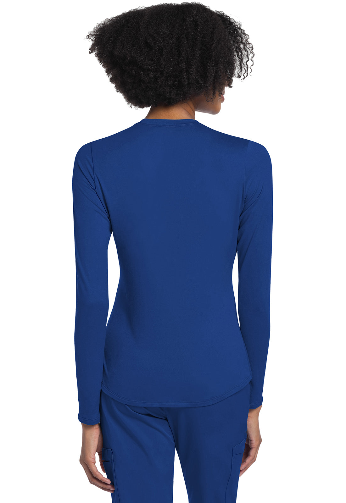 Cherokee Basics Women's Long Sleeve Underscrub Knit Tee