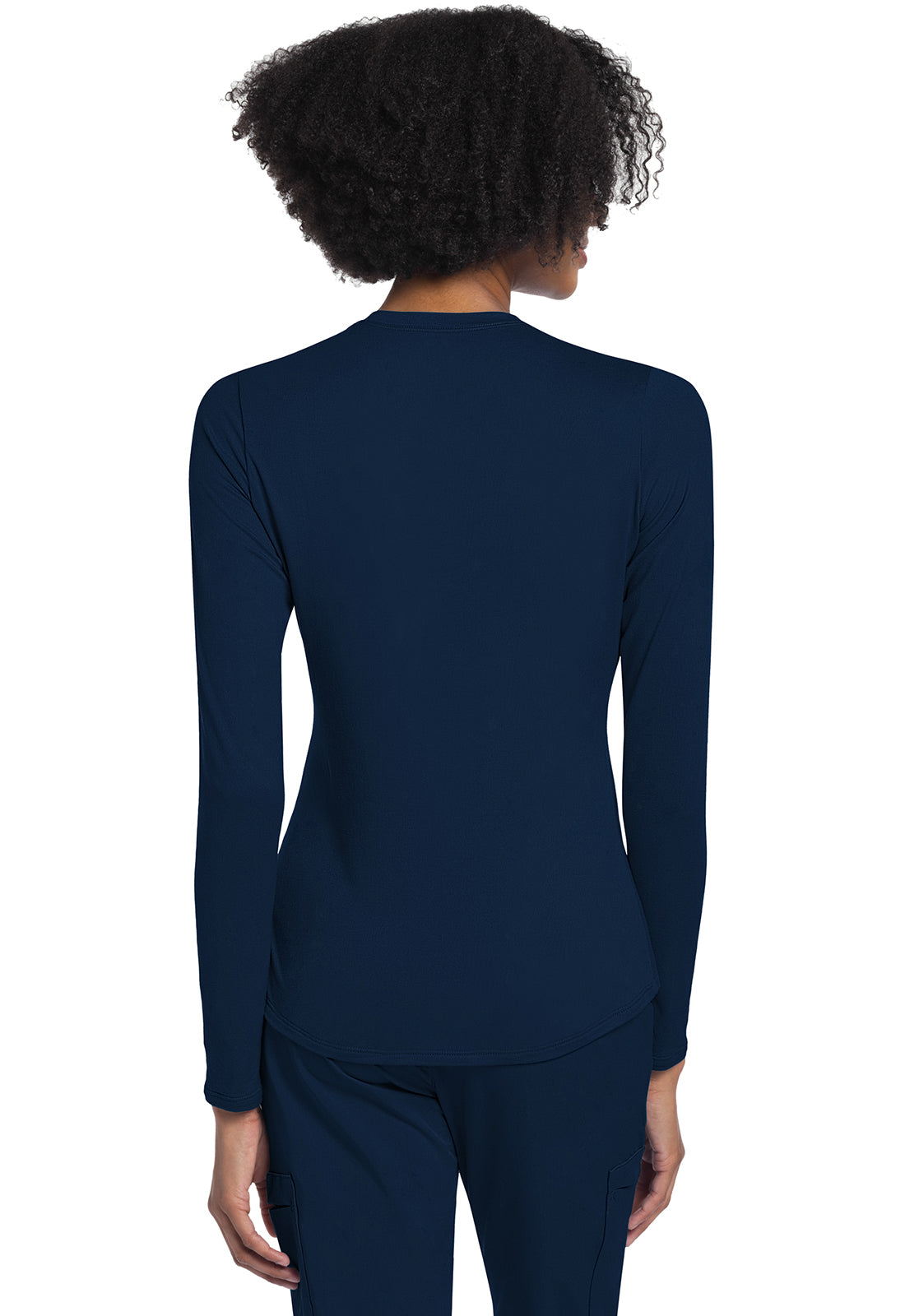 Cherokee Basics Women's Long Sleeve Underscrub Knit Tee