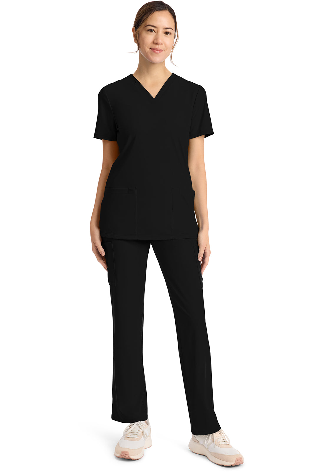 Achieve by Cherokee Women's 2-Pocket V-Neck Scrub Top