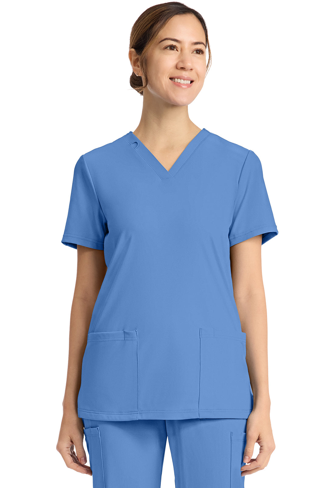 Achieve by Cherokee Women's 2-Pocket V-Neck Scrub Top