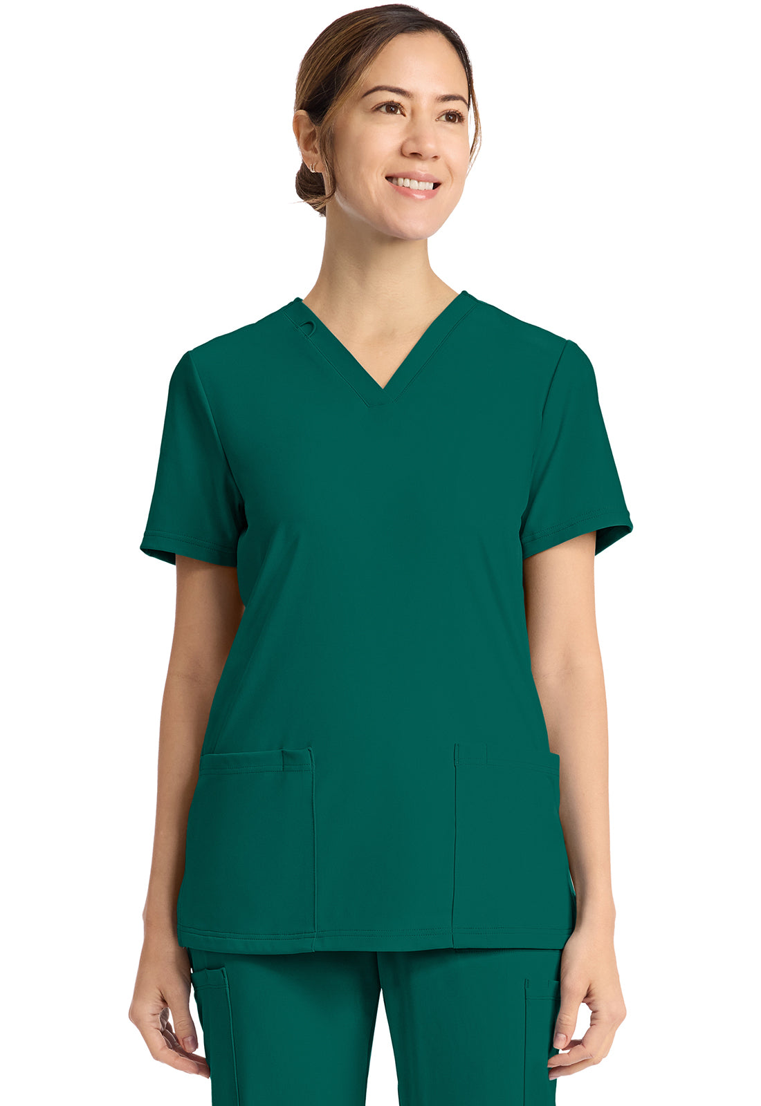 Achieve by Cherokee Women's 2-Pocket V-Neck Scrub Top
