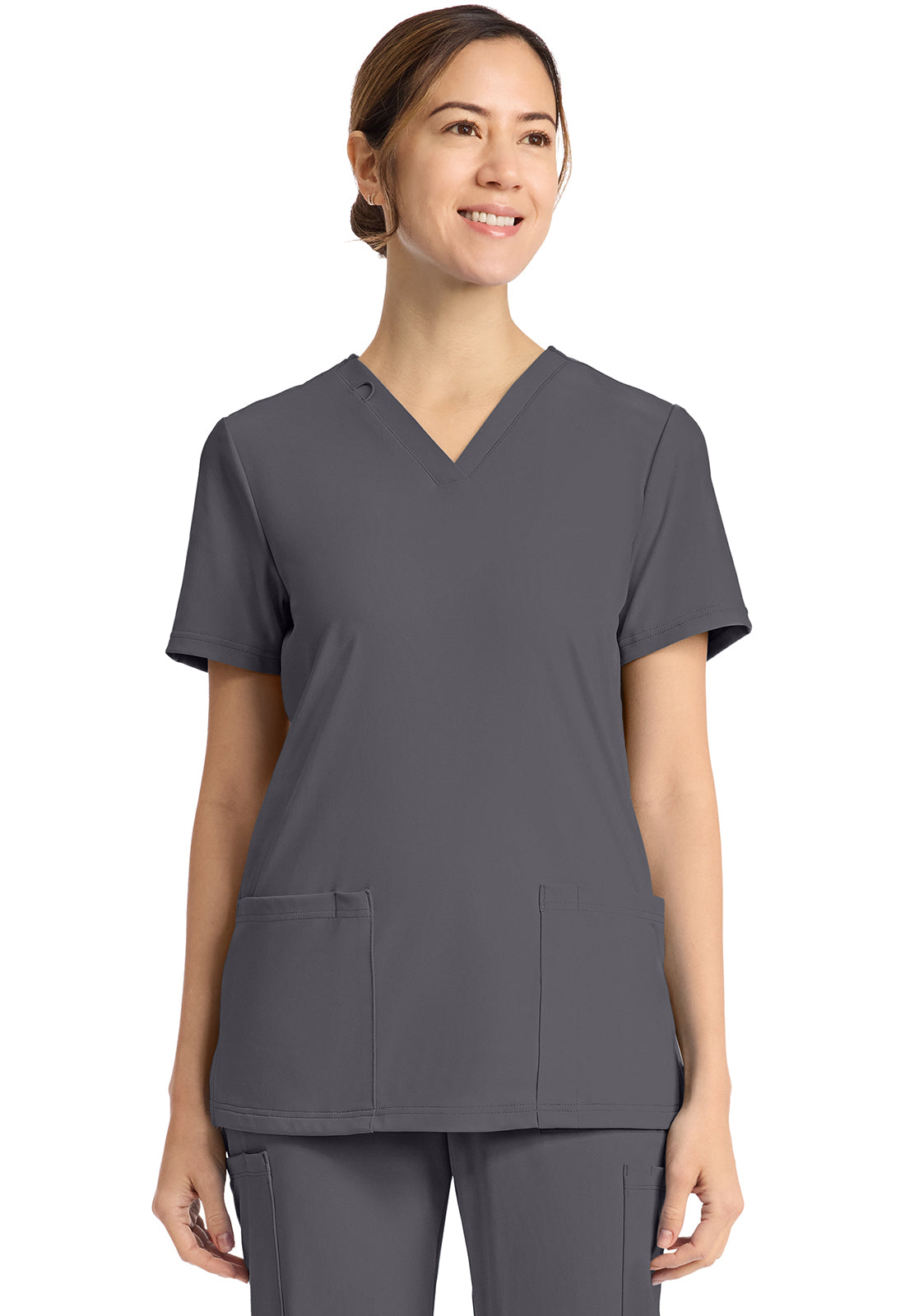Achieve by Cherokee Women's 2-Pocket V-Neck Scrub Top